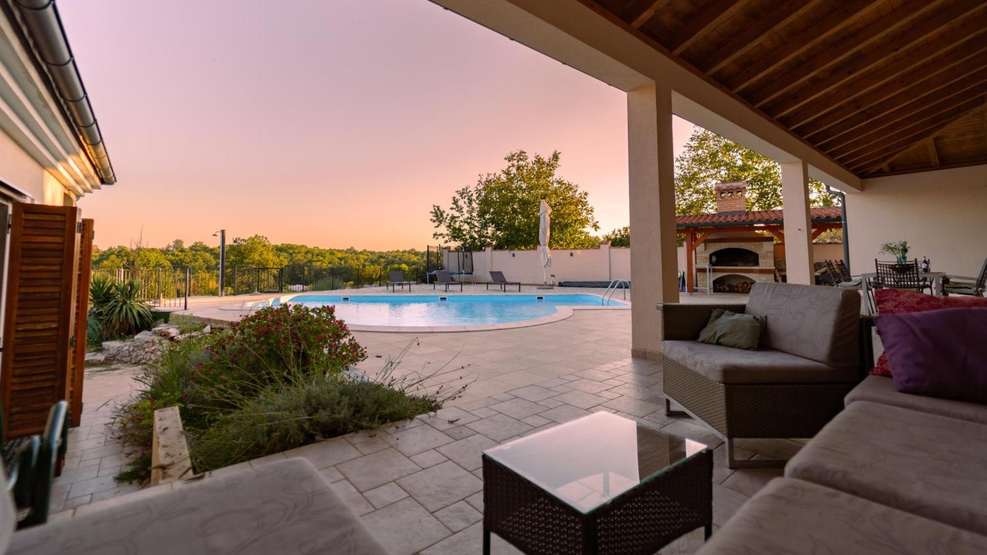 Villa Arton Heated Swimming-Pool Žminj Eksteriør billede