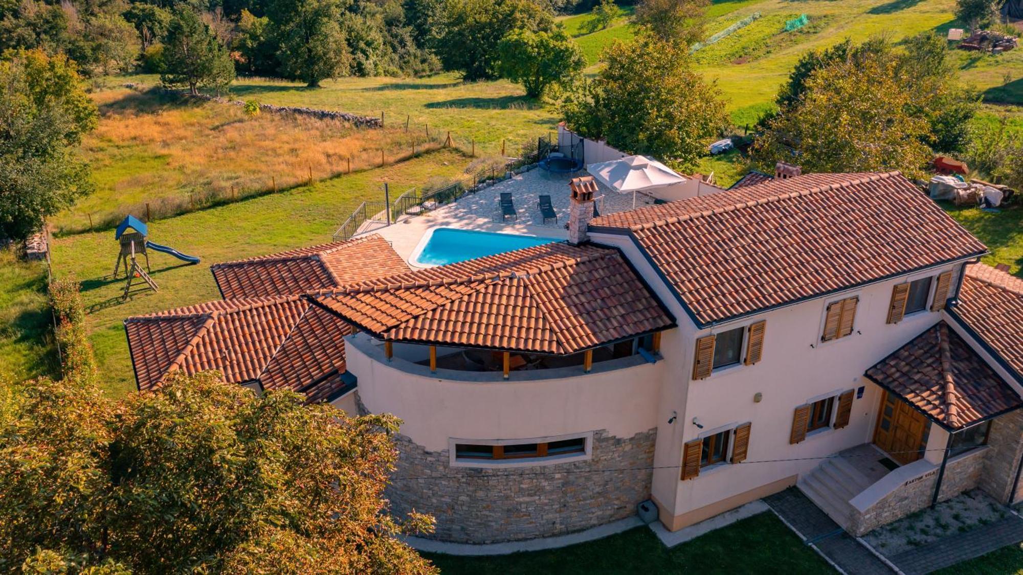 Villa Arton Heated Swimming-Pool Žminj Eksteriør billede