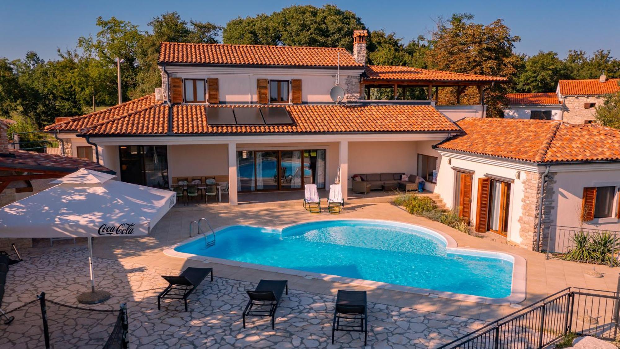 Villa Arton Heated Swimming-Pool Žminj Eksteriør billede